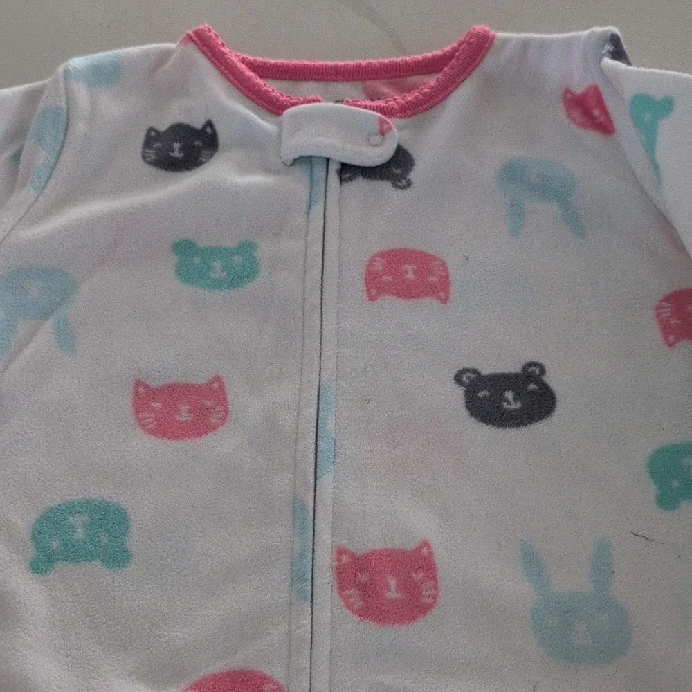 Bundle Fleece Adorable Baby Footed Pajamas Set 2T